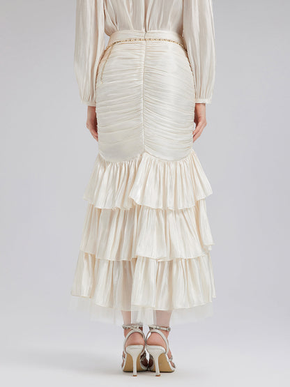 Romantik Ada Temalı Balık Etek