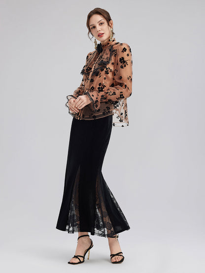 Vintage Fırfırlı Saray Gömleği