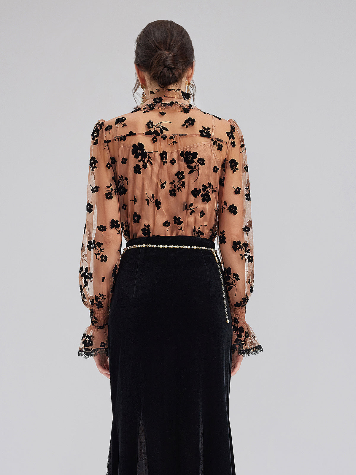 Vintage Fırfırlı Saray Gömleği