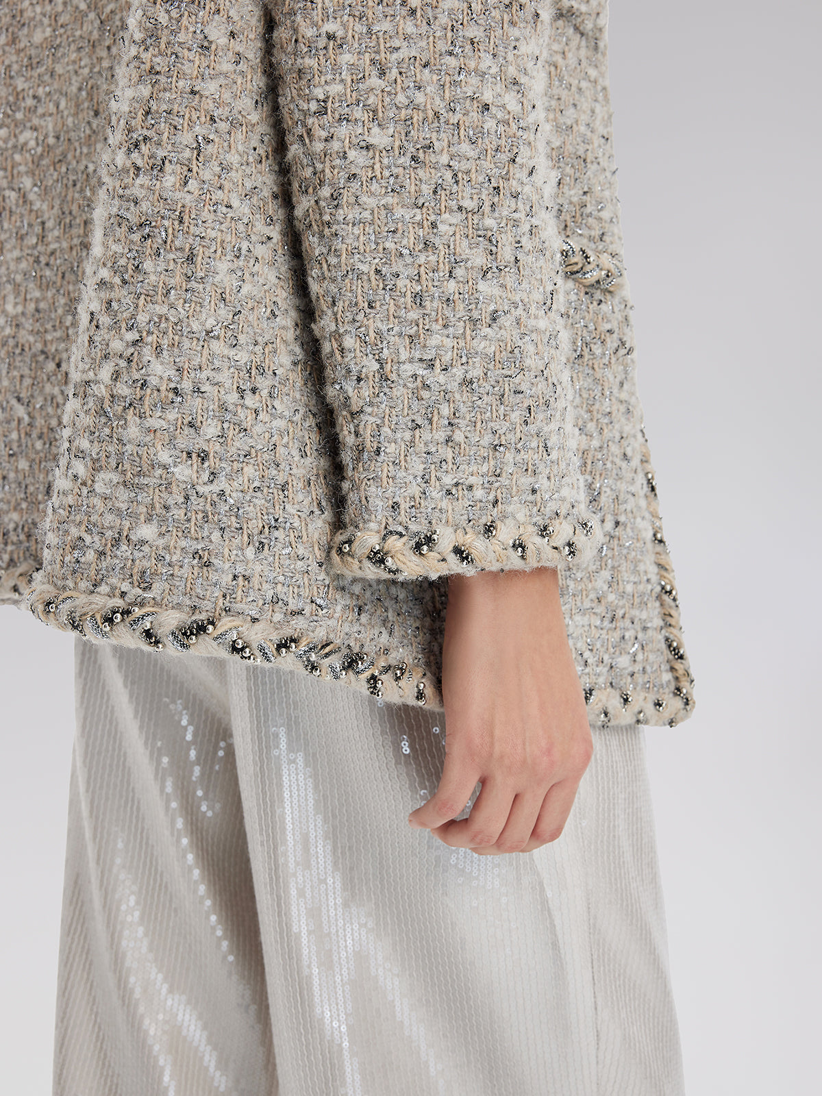 Şık Fransız Tüvit Ceket