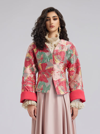 Benzersiz Yağlı Boya İlhamlı Ceket