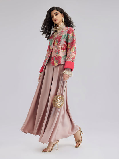 Benzersiz Yağlı Boya İlhamlı Ceket