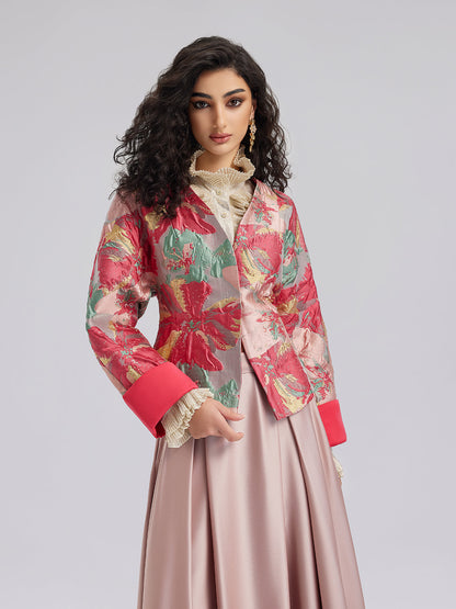 Benzersiz Yağlı Boya İlhamlı Ceket