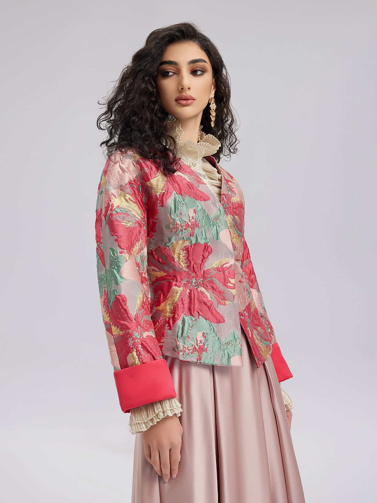 Benzersiz Yağlı Boya İlhamlı Ceket