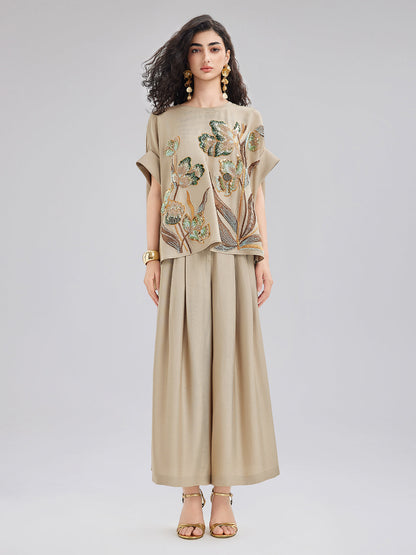 Vintage Metal Zincirli Bol Pantolon