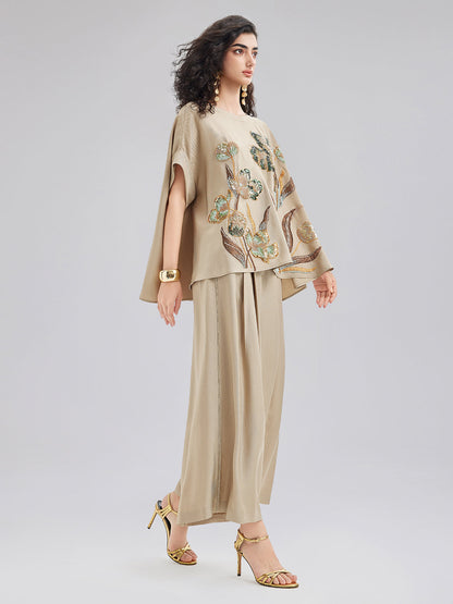 Vintage Metal Zincirli Bol Pantolon