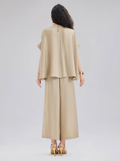 Vintage El İşlemeli Boncuklu Aplike Bluz