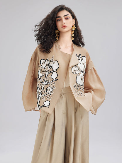 Vintage Metal Zincirli Bol Pantolon