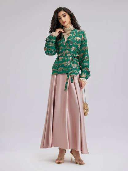 Zarif Kruvaze Yaka Ceket