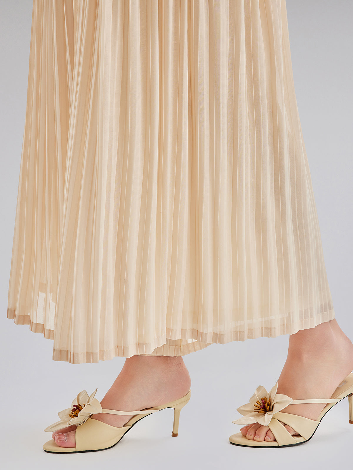 Lüks Pileli Şık Rahat Lastikli Pantolon