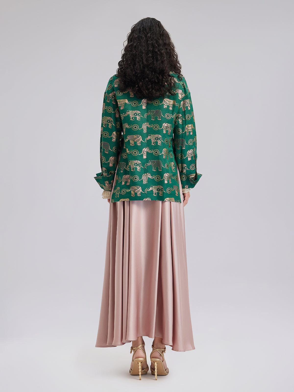 Zarif Kruvaze Yaka Ceket