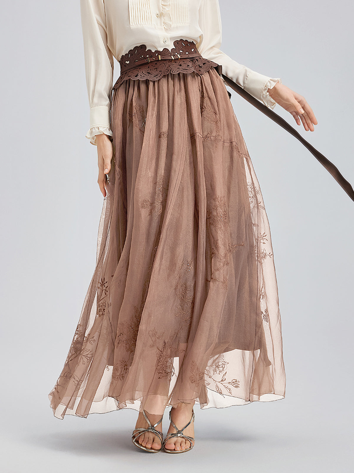 Klasik Sanat Nakışlı Etek