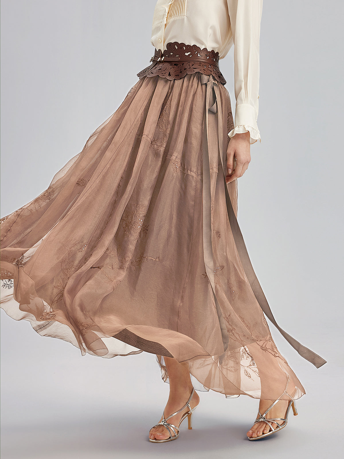 Klasik Sanat Nakışlı Etek