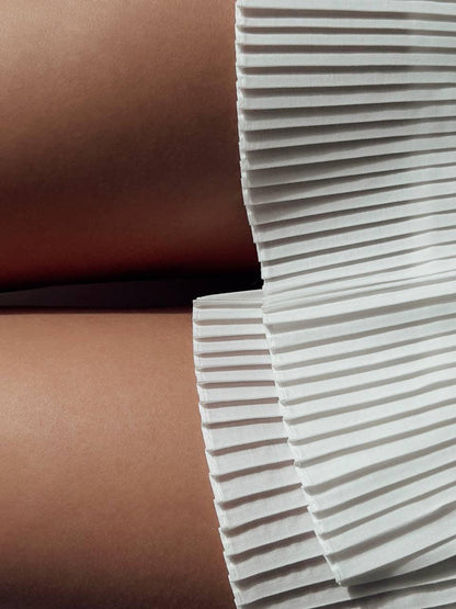 Pile Etekli Zarif Blazer Elbise