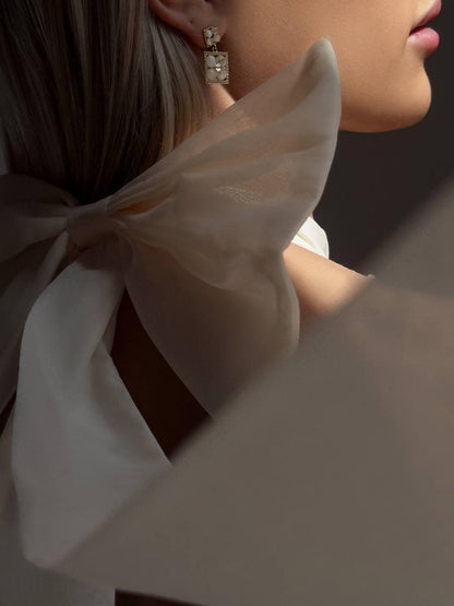 Kelebek Aplike Detaylı Zarif Halter Elbise