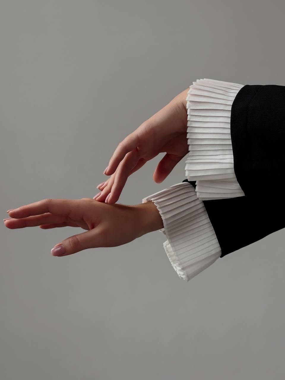 Pile Etekli Şık Blazer Elbise