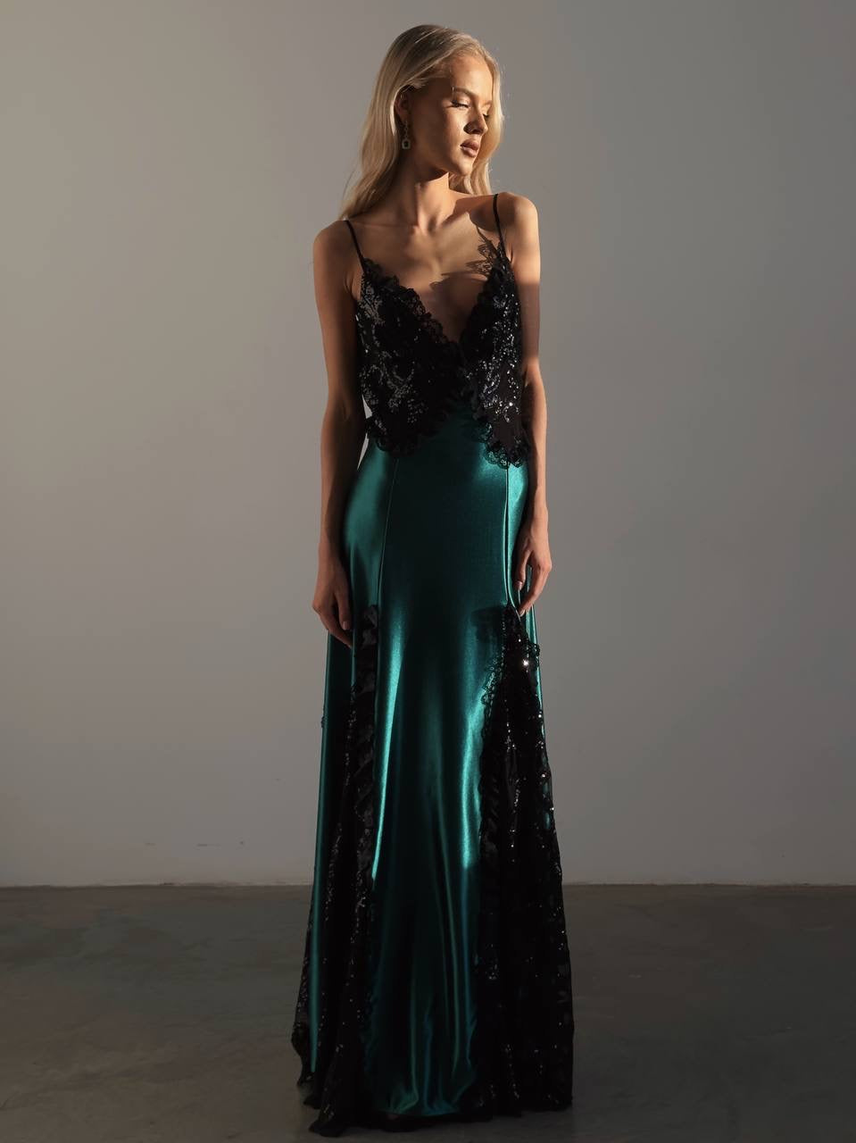 Nocturne Zümrüt Abiye