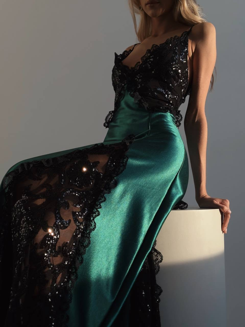 Nocturne Zümrüt Abiye