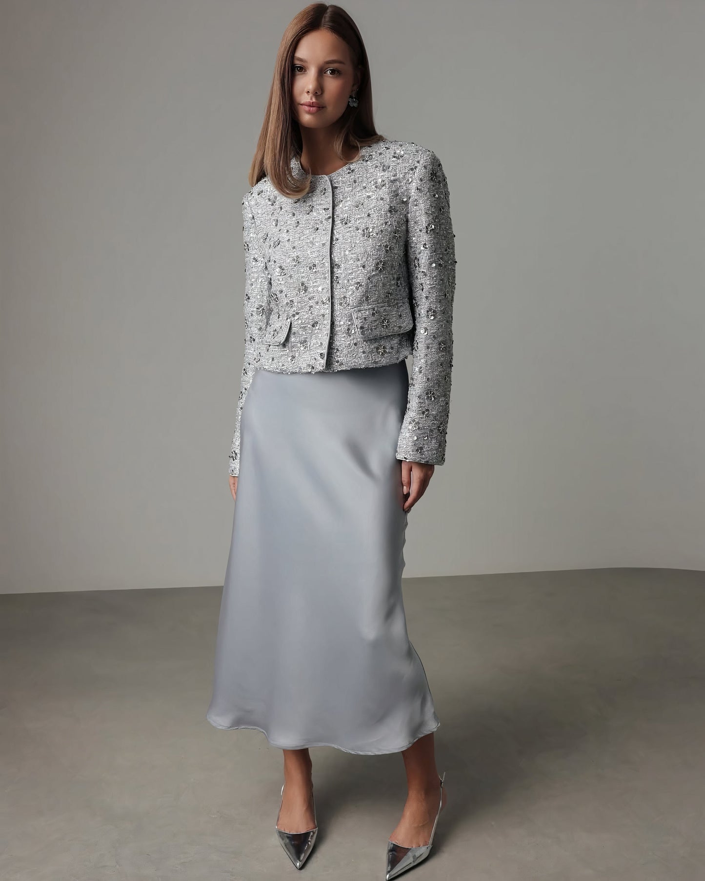 Luna Glimmer Payetli Ceket