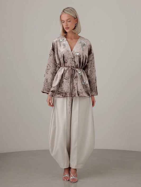 Fildişi Balon Pantolon