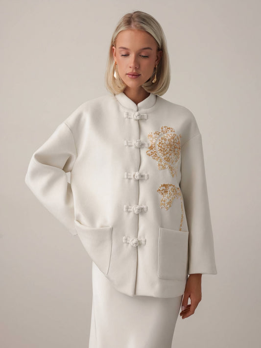 Altın Çiçek Ceket