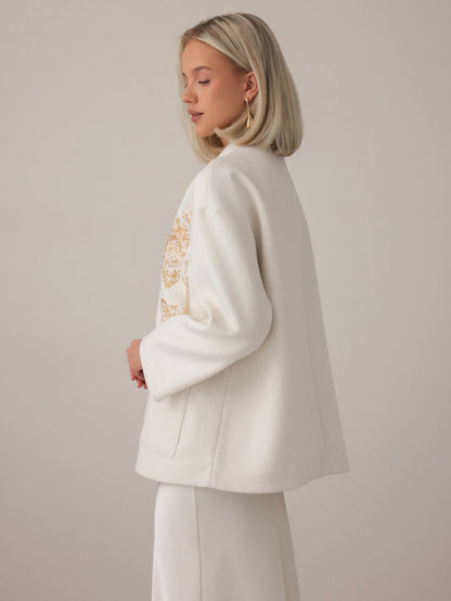Altın Çiçek Ceket