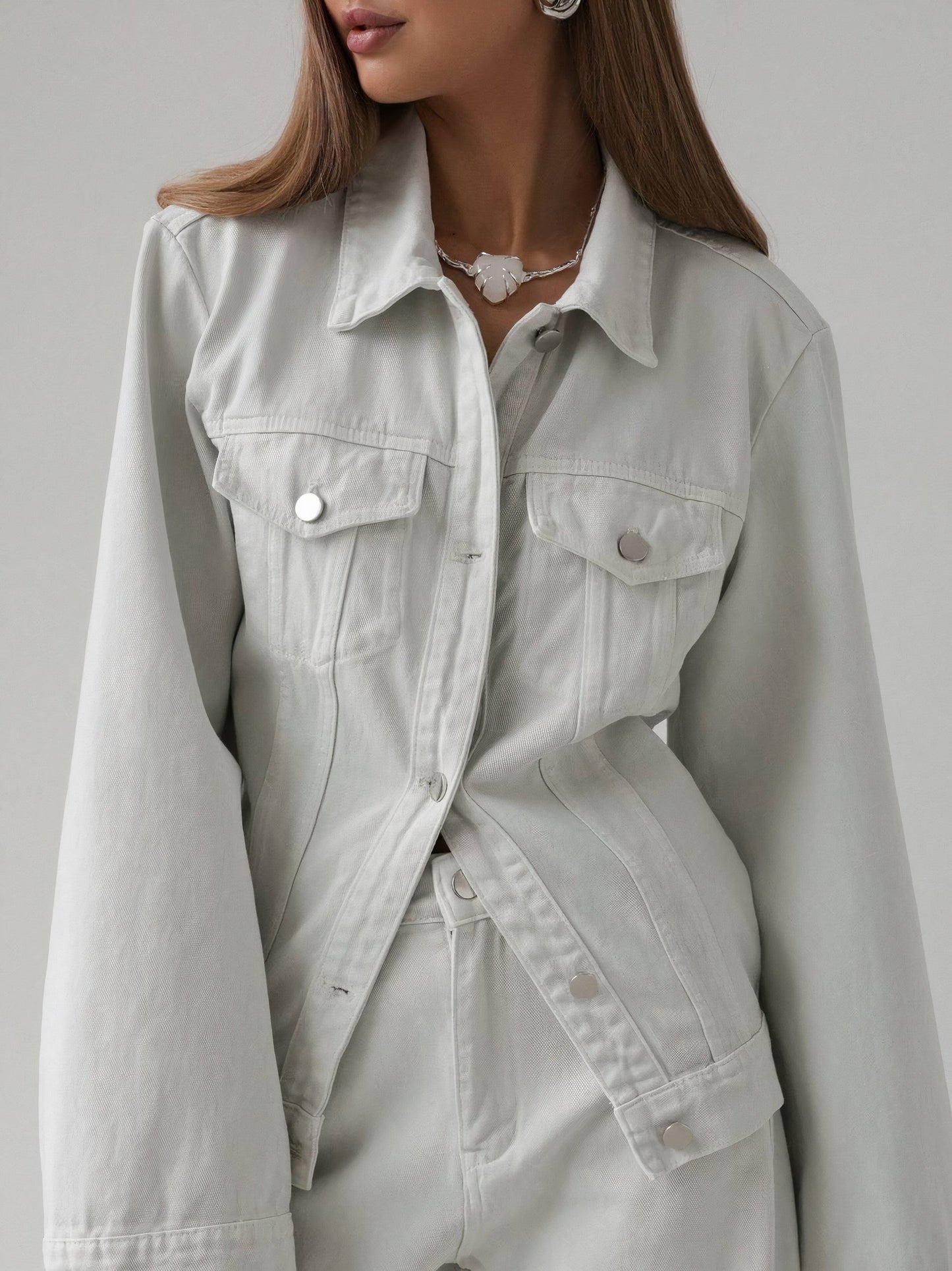 Kar Beyazı Palazzo Pantolon