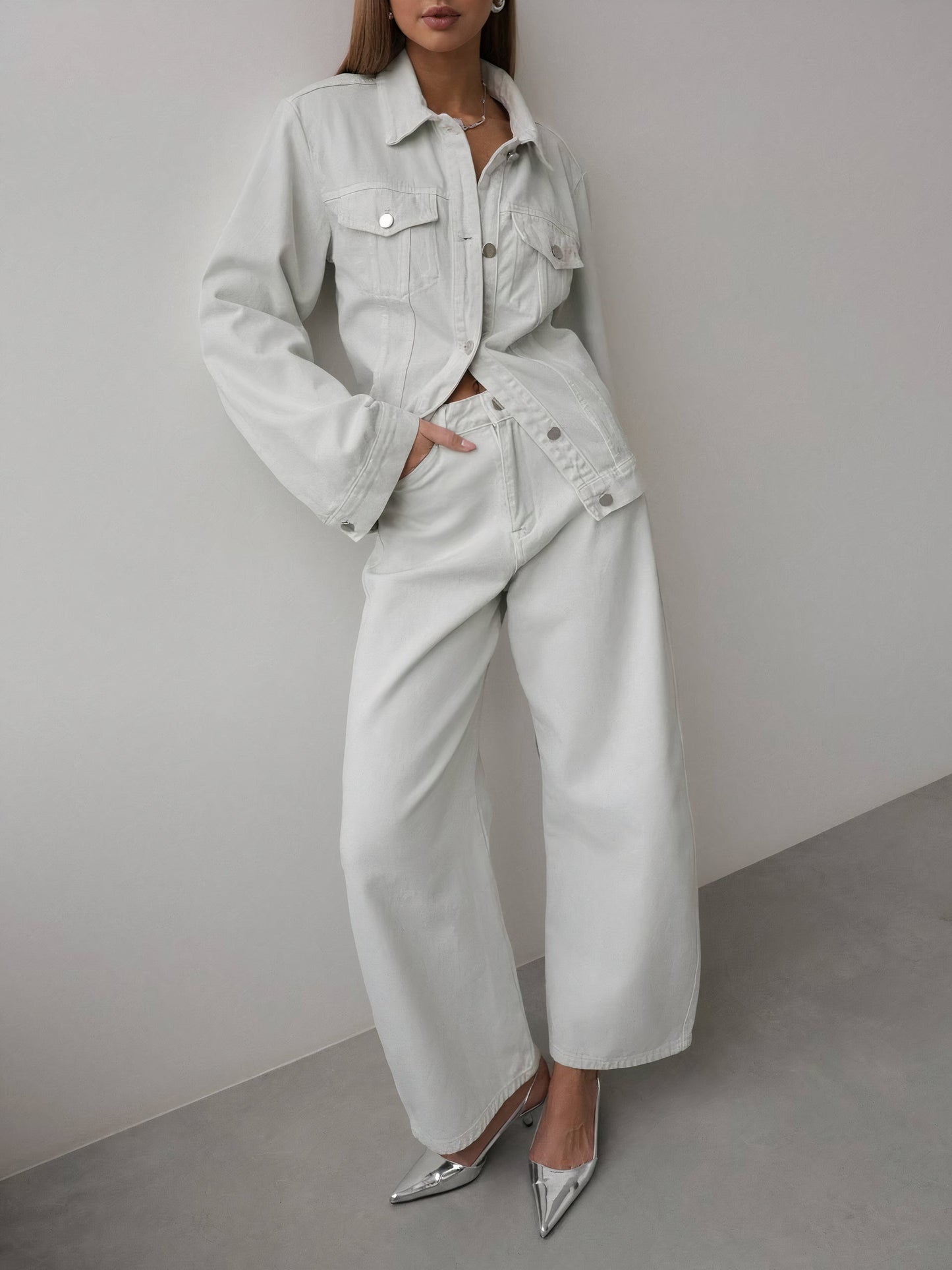 Alabaster Denim Ceket