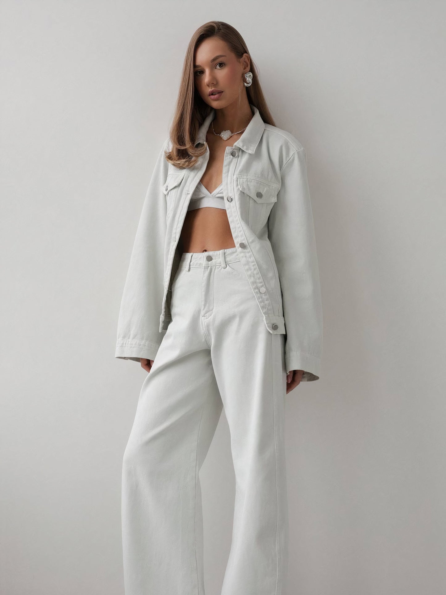 Alabaster Denim Ceket