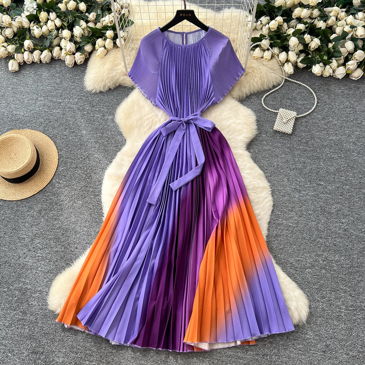 Sexy Ruched Patchwork Party Dress