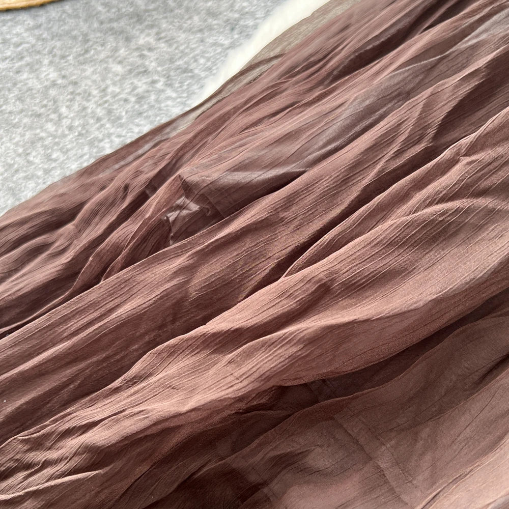 Backless Halter High Waist Sundress
