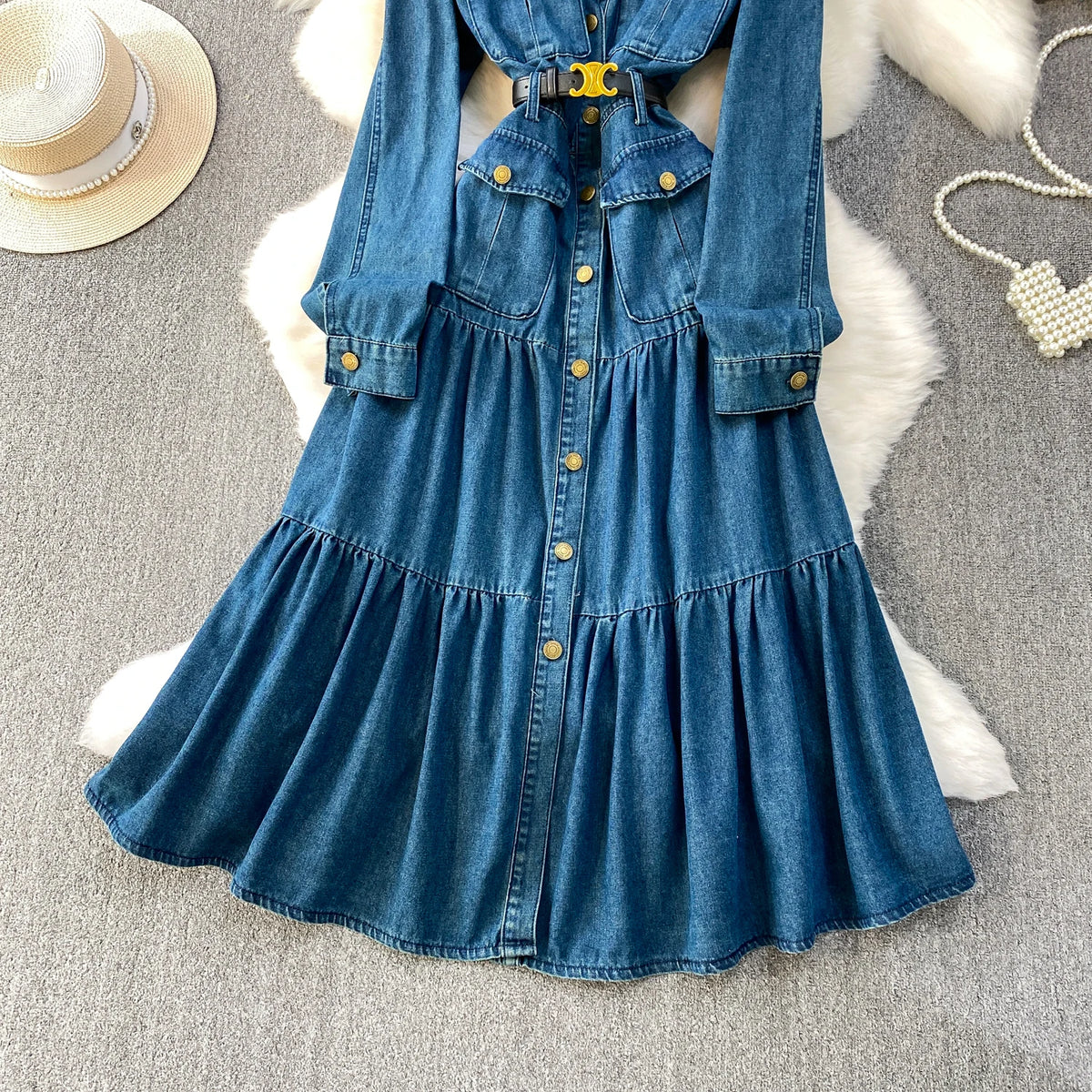 Collared Ruffle Fairy Dress