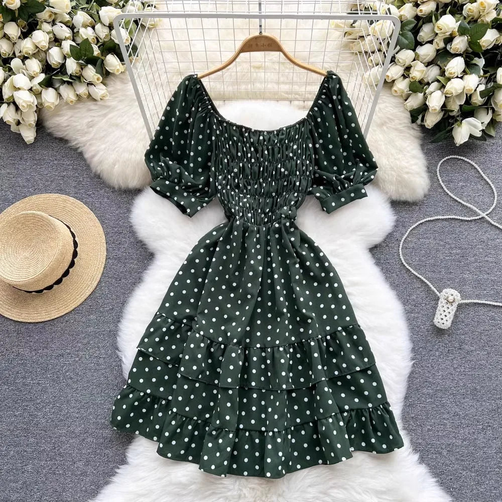 Polka Dot Mini Dress