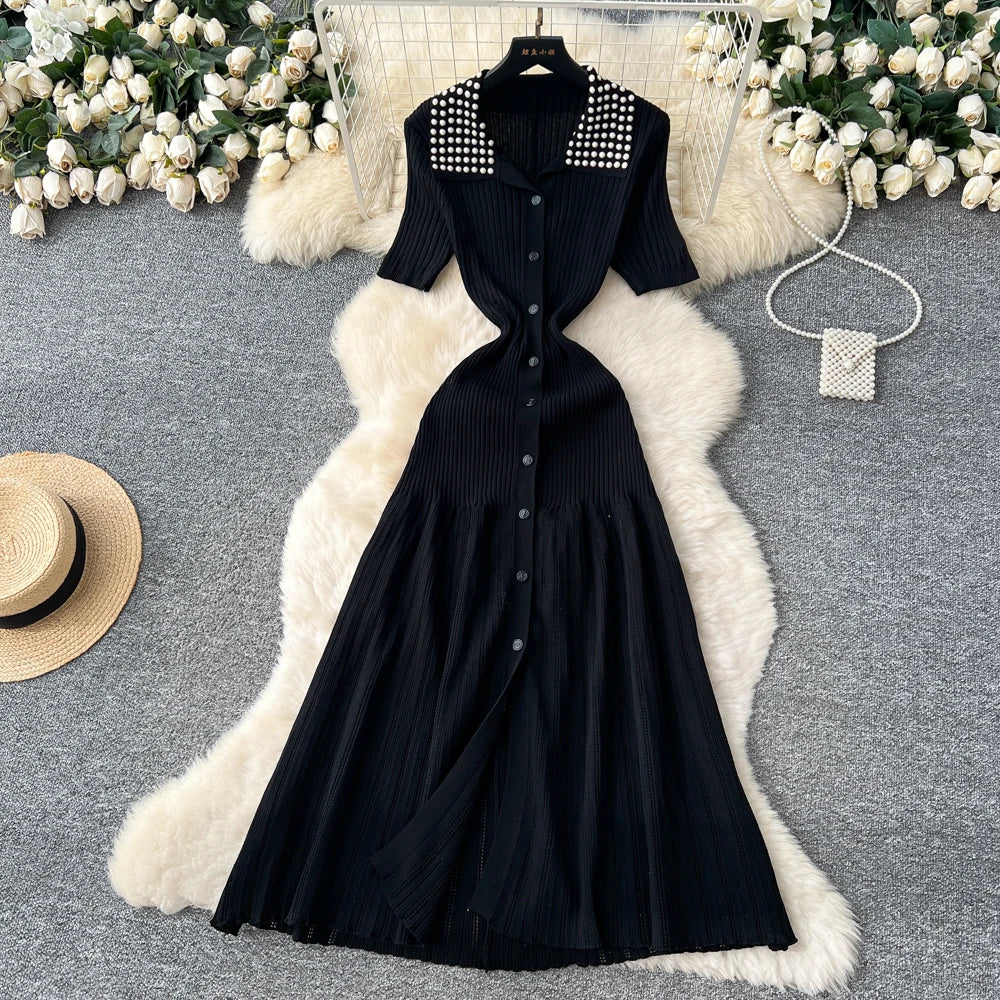 Collared Button Fairy Party Dress