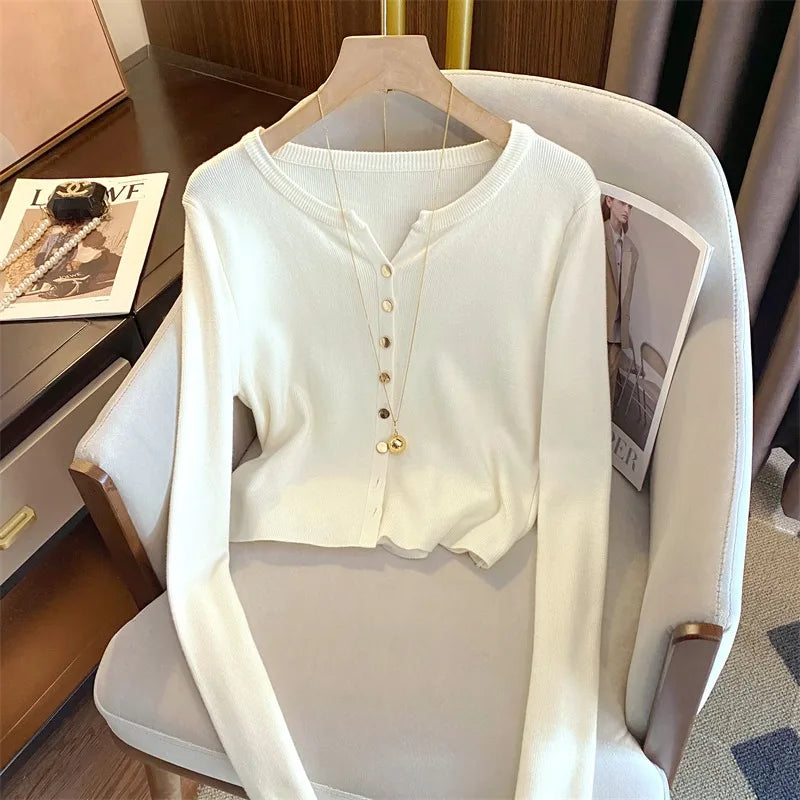 Soft Long Sleeve Knit Cardigan