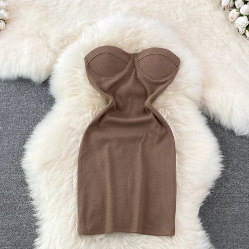 Strapless Tube Bodycon Party Dress