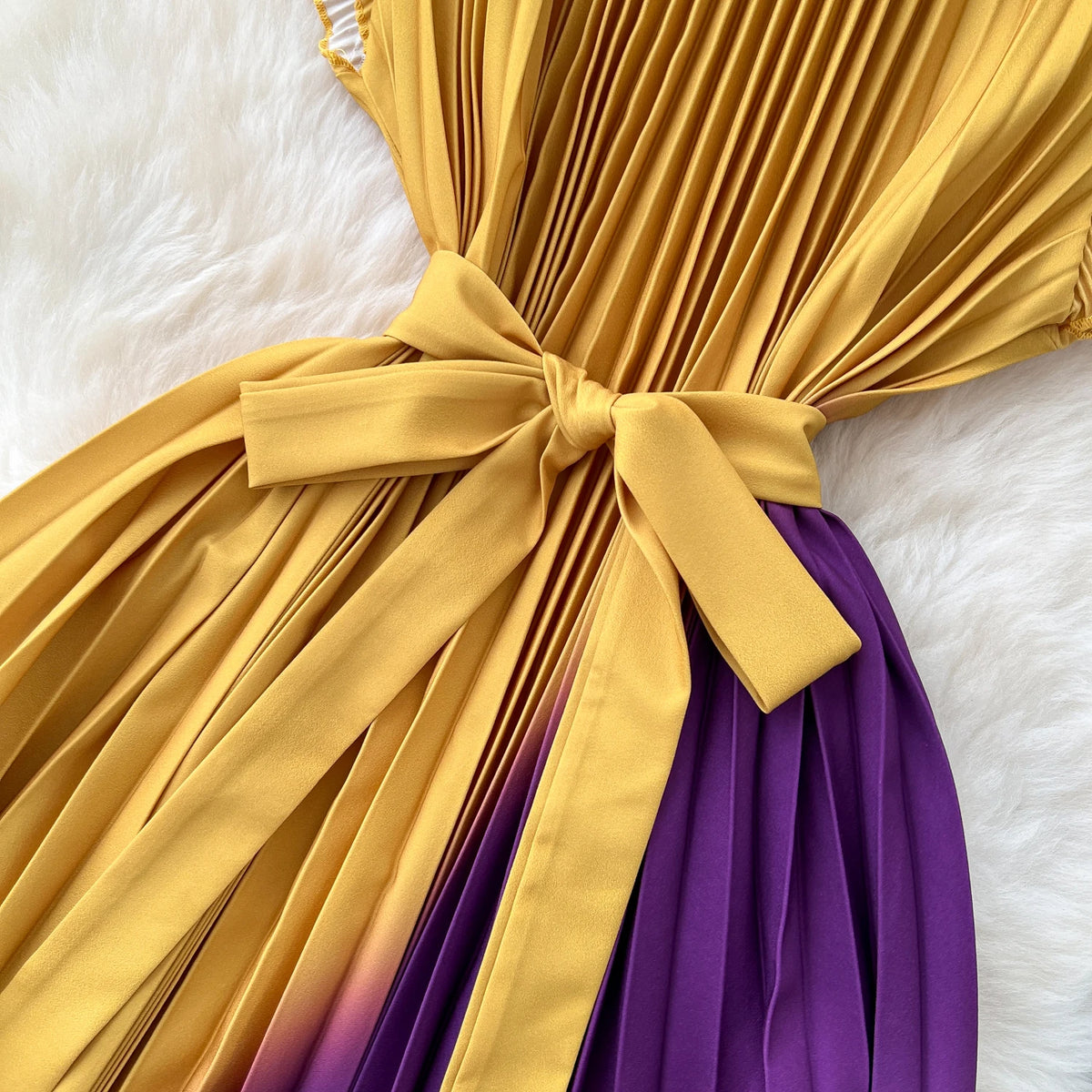 Sexy Ruched Patchwork Party Dress