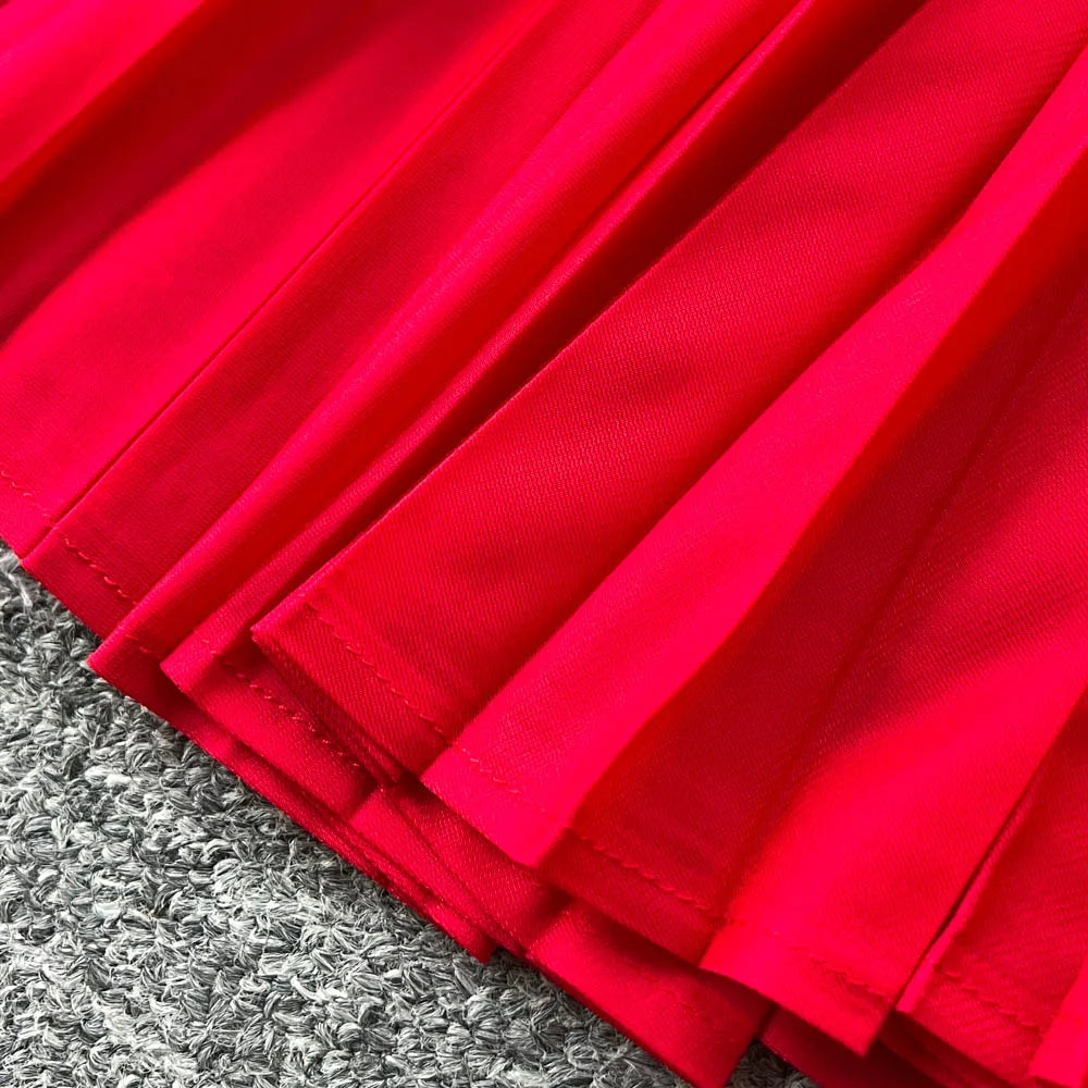 Tassel Puff Sleeve Slim Dress