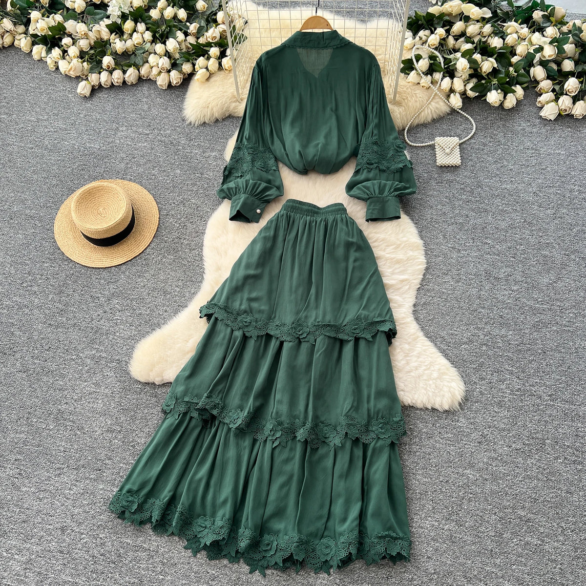 Tiered Paneled Boho Maxi Sundress