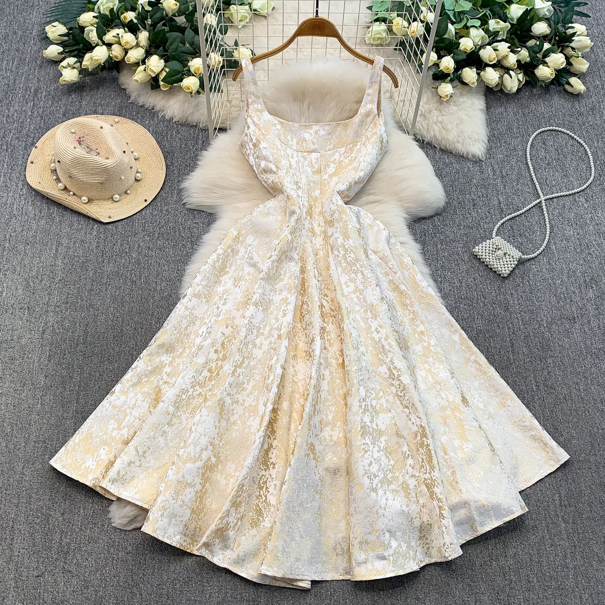 Off-Shoulder Ruched Party Dress
