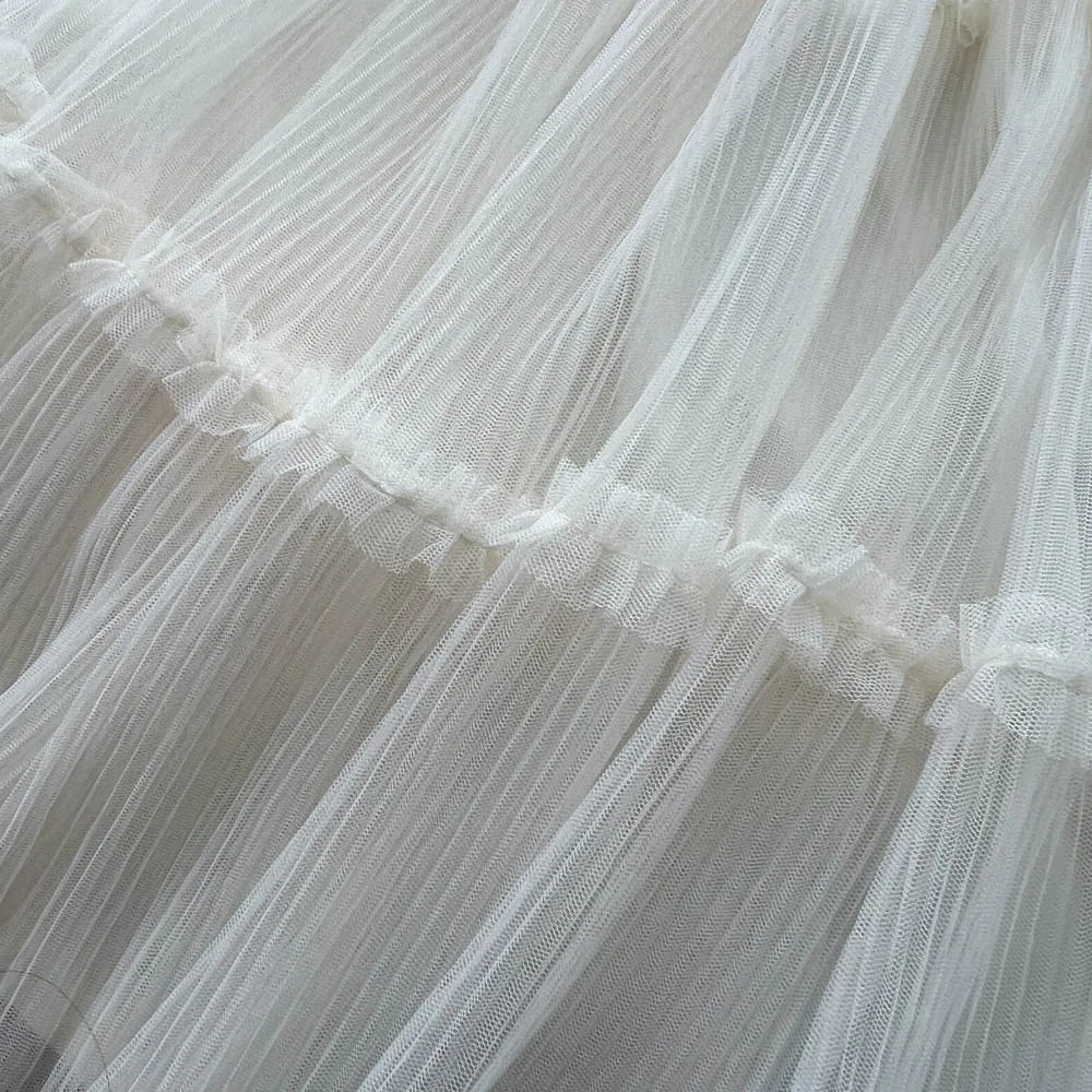 Lace Sequin Mesh Ruched Dress