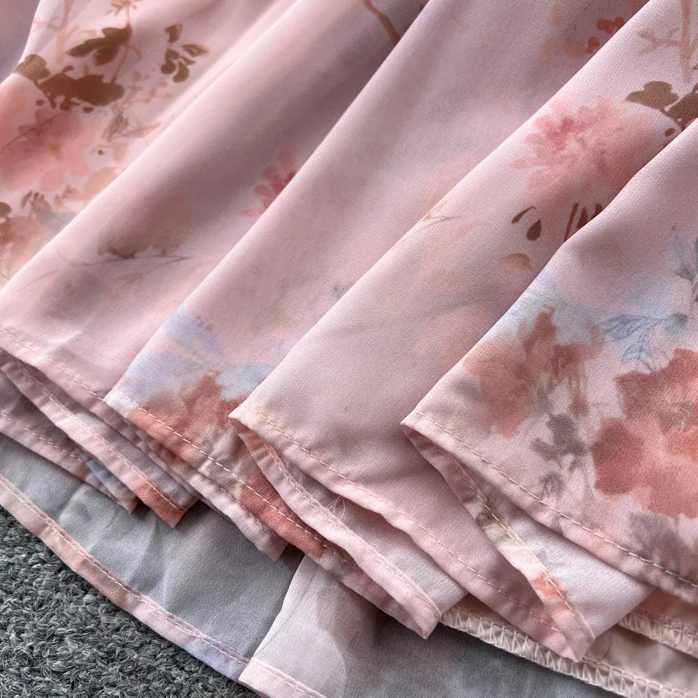 Fairy Lantern Sleeve A-Line Dress