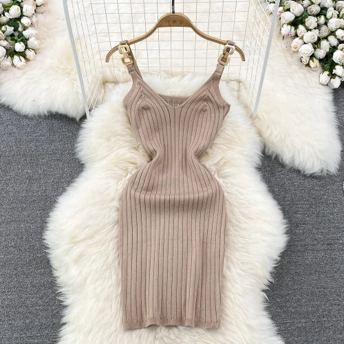 Off-Shoulder Crochet Backless Bodycon Dress