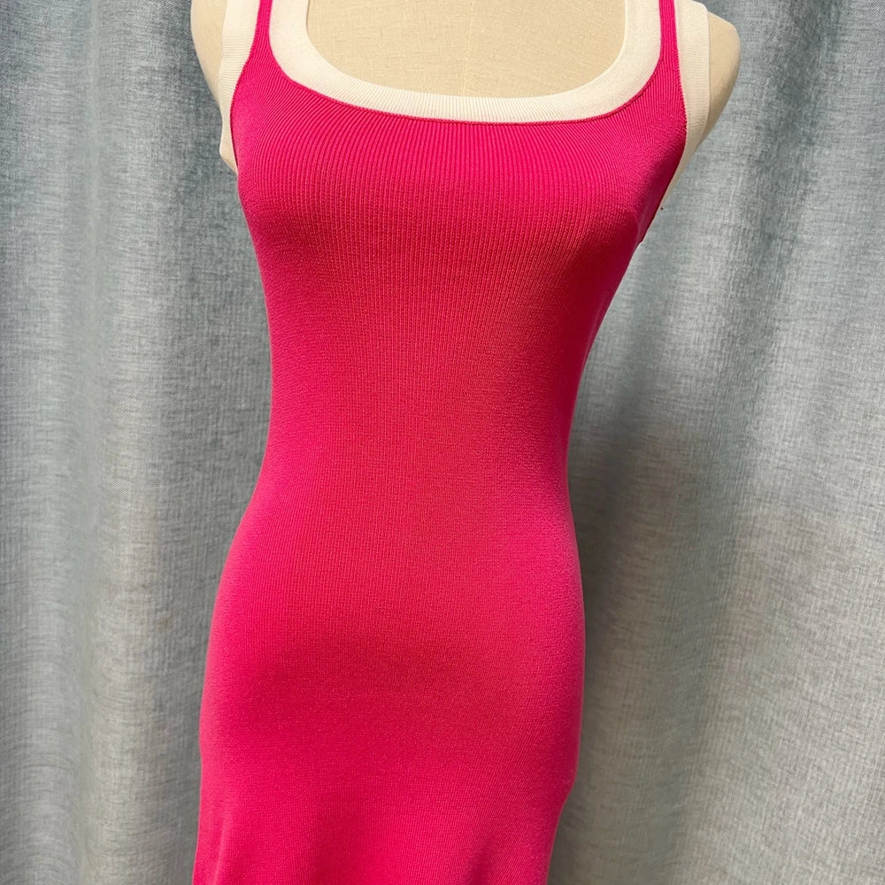 Sleeveless Knit A-Line Maxi Tank Dress