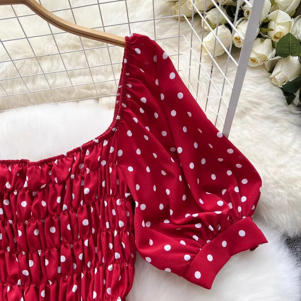 Polka Dot Mini Dress