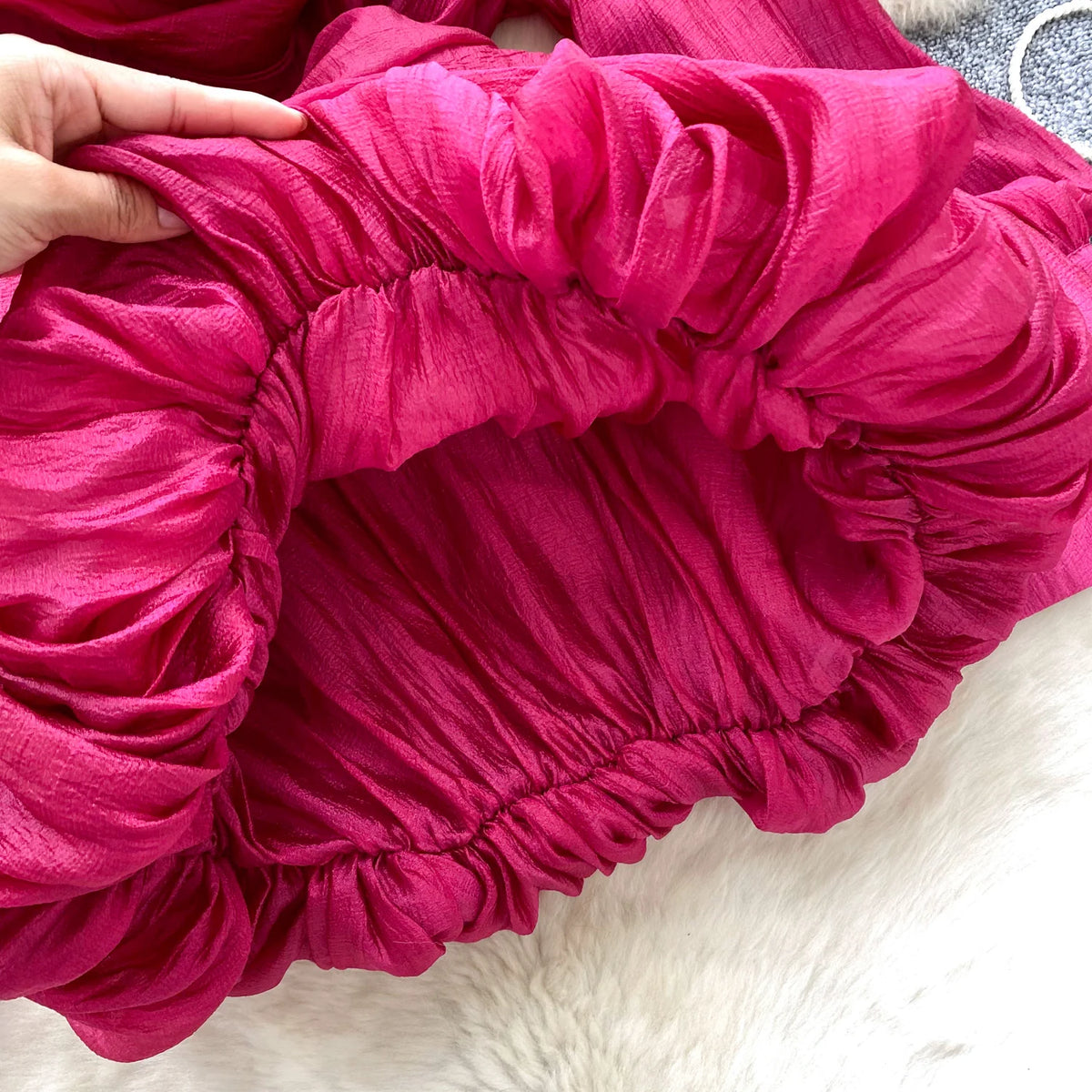 Swing Collar Loose Dress