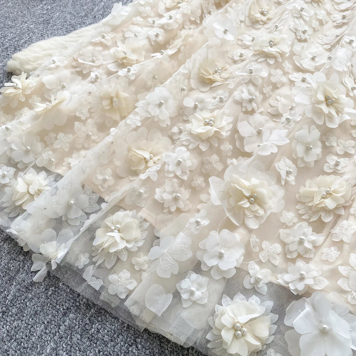 Rhinestone Sleeveless A-Line Dress