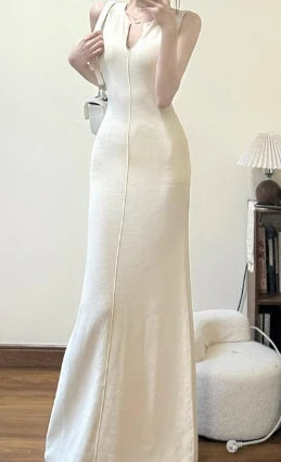 Sleeveless Knit Bodycon Mermaid Dress
