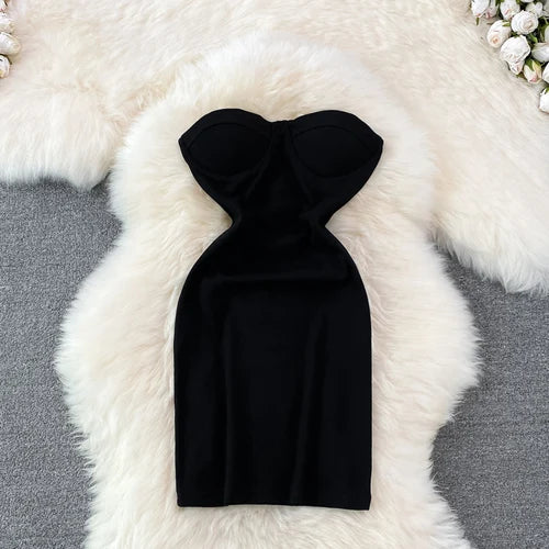 Strapless Tube Bodycon Party Dress