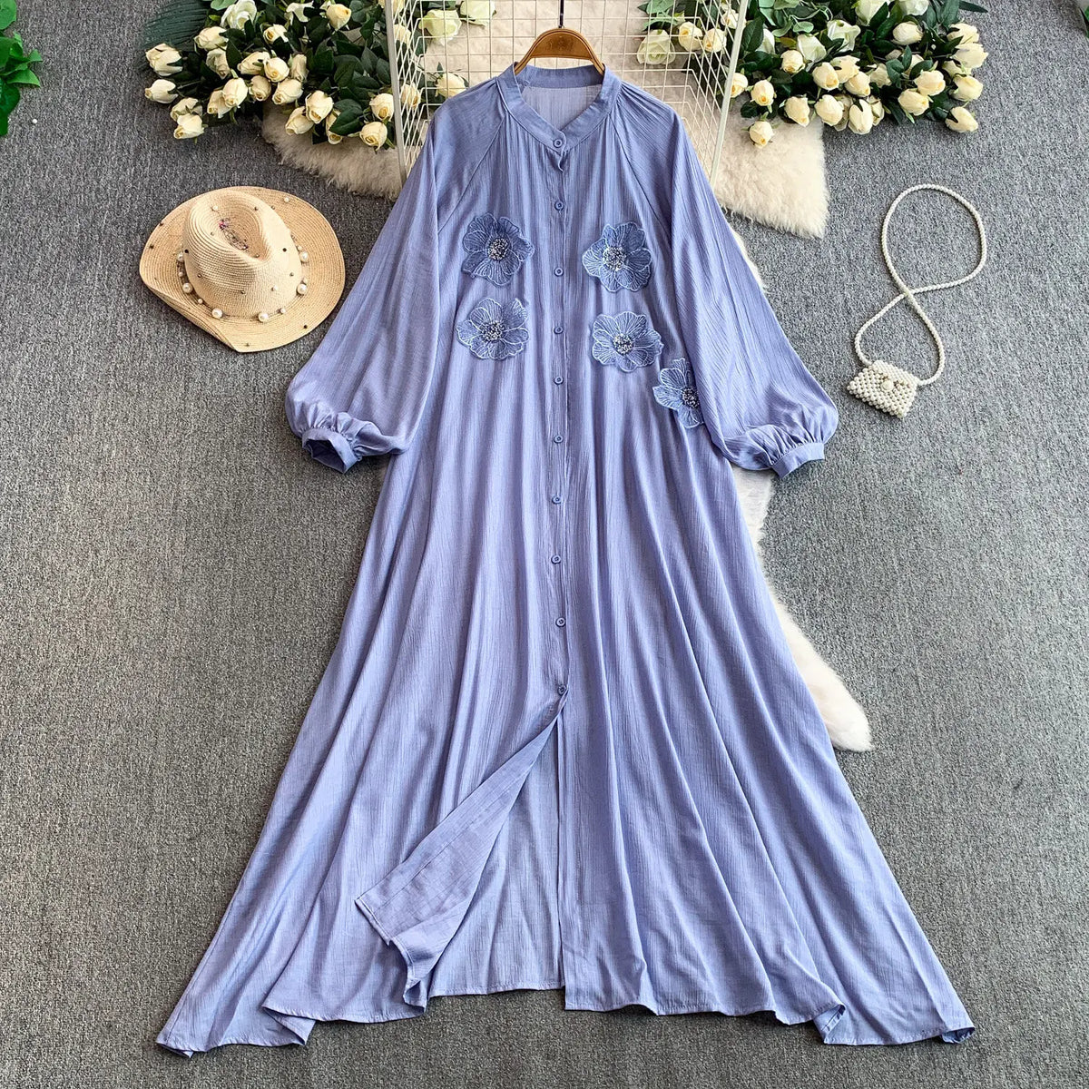 Floral Loose A-Line Dress